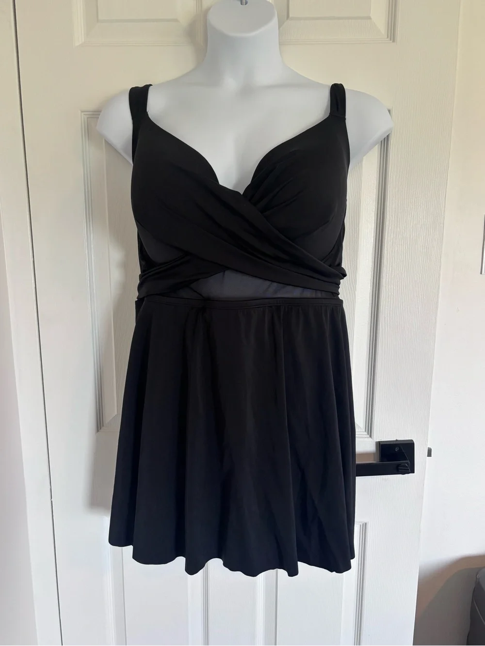 Torrid Underwire Wrap Front Swimdress with Brief